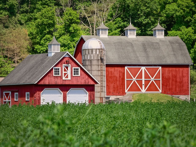 Lightning Protection Rods on Barns
